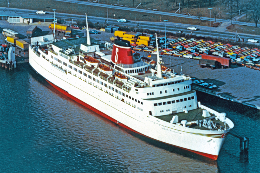 Stena Atlantica in Kiel zomer 1972